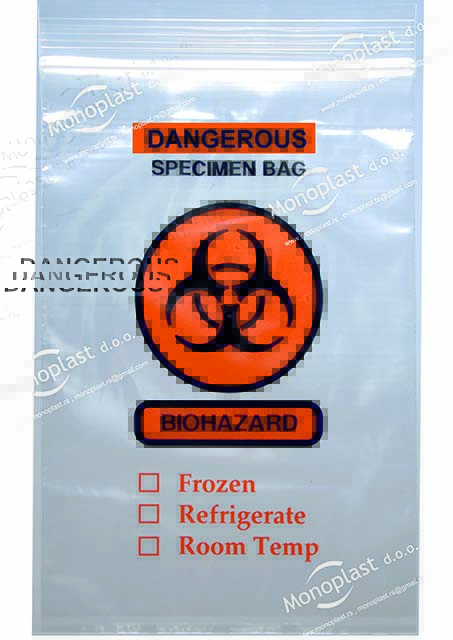 Biohazard zip kese